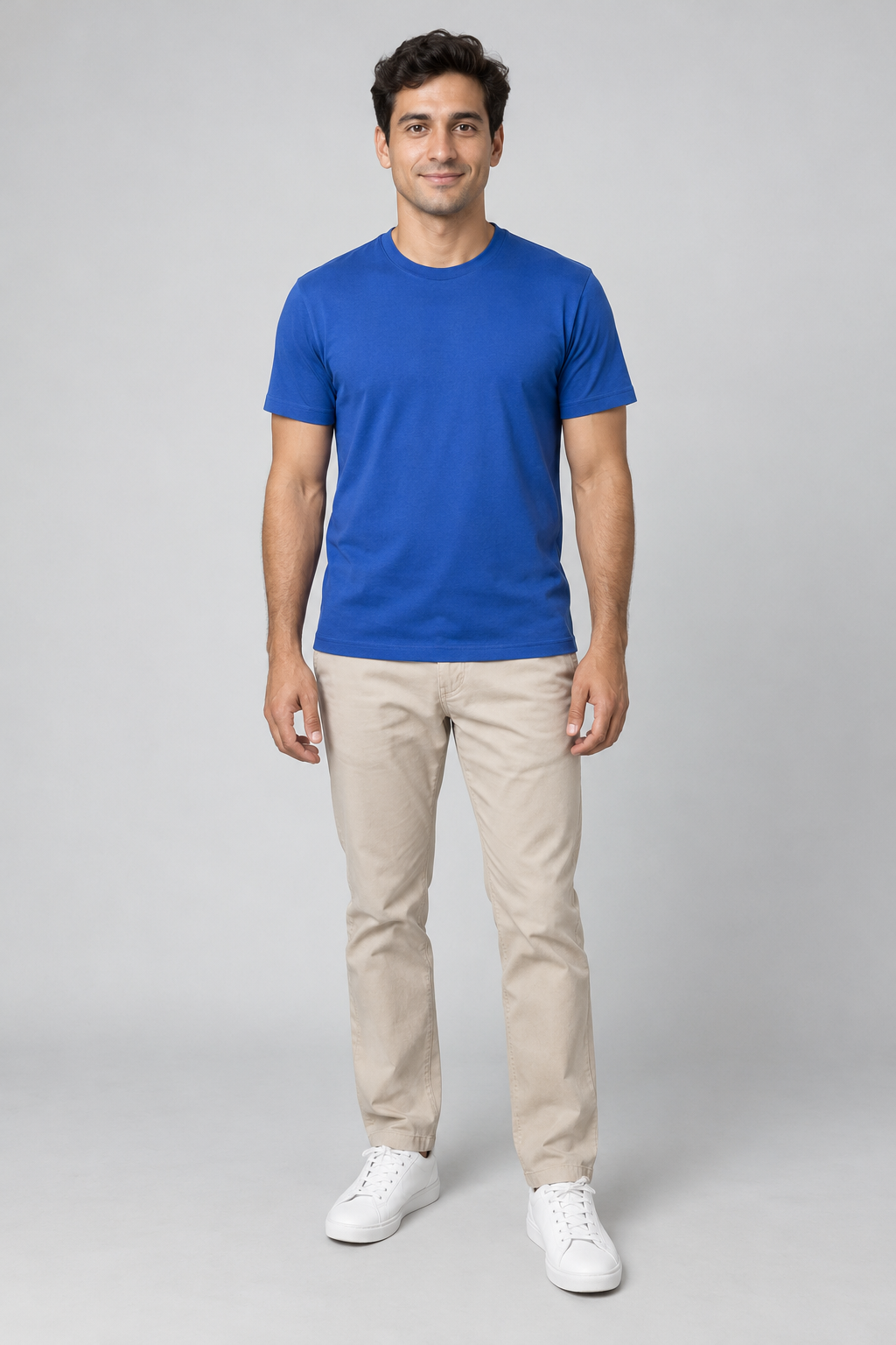 AI-created fictional adult used as the input for this generation test